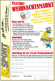 Vereins-Weihnachtsmarkt des L.E. Sport e.V. 2024