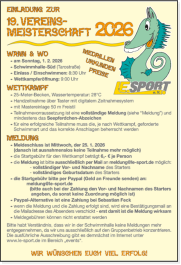 Flyer - Vereinsmeisterschaft im Schwimmen 2026